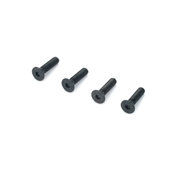 Dubro 2288 3mm x 12mm Flat Head Socket Screws (4)