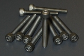 Titanium 4-40 X 3/4 Cap Head Screws (10)