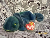 Ty Beanie Baby - Rainbow the Chameleon - Blue